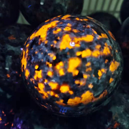 Natural Stone Yooperlite Crystal Ball